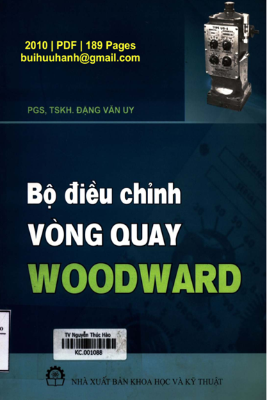 Bộ Điều Chỉnh Vòng Quay Woodward (NXB Khoa Học Kỹ Thuật 2010) - Đặng Văn Uy, 189 Trang