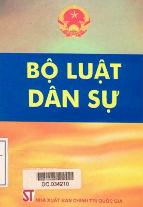 Bộ Luật Dân Sự (NXB Chính Trị 2011) - Nhiều Tác Giả, 390 Trang