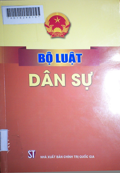 Bộ Luật Dân Sự (NXB Chính Trị 2015) - Nhiều Tác Giả, 348 Trang