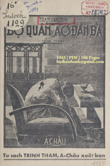 Bộ Quần Áo Đàn Bà (NXB Á Châu 1943) - Trần Văn Quý, 106 Trang