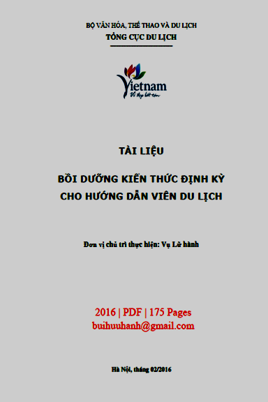 Bồi Dưỡng Kiến Thức Định Kỳ Cho Hướng Dẫn Viên (NXB Hà Nội 2016) - Vụ Lữ Hành, 175 Trang