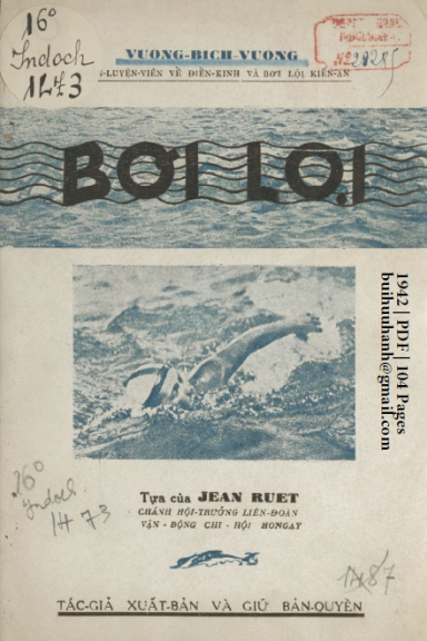 Bơi Lội (NXB Rạng Đông 1942) - Vương Bích Vương, 104 Trang
