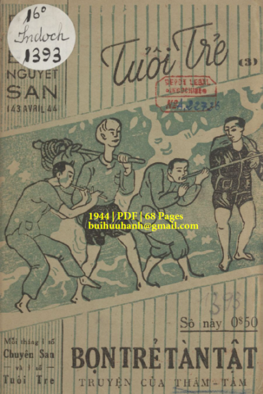 Bọn Trẻ Tàn Tật (NXB Tân Dân 1944) - Thâm Tâm, 68 Trang