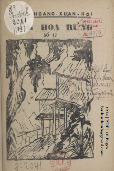 Bông Hoa Rừng Số 1-26 (NXB Lê Cường 1934) - Trường Xuân, 414 Trang