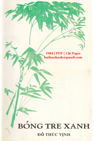 Bóng Tre Xanh (NXB Đỗ Đỗ 1984) - Đỗ Thúc Vịnh, 126 Trang