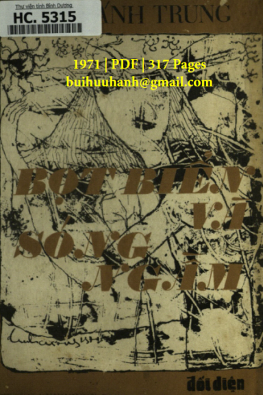 Bọt Biển Và Sóng Ngầm (NXB Đối Diện 1971) - Lý Trung Chánh, 317 Trang