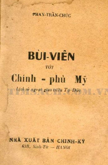Bùi Viện Với Chính Phủ Mỹ (NXB Chính Ký 1952) - Phan Trần Chúc, 145 Trang