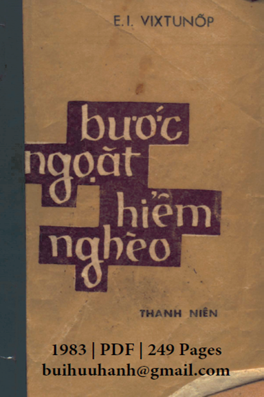 Bước Ngoặt Hiểm Nghèo (NXB Thanh Niên 1983) - E. I. Vixtunốp, 249 Trang