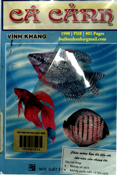 Cá Cảnh (NXB Tổng Hợp 1998) - Vĩnh Khang, 405 Trang