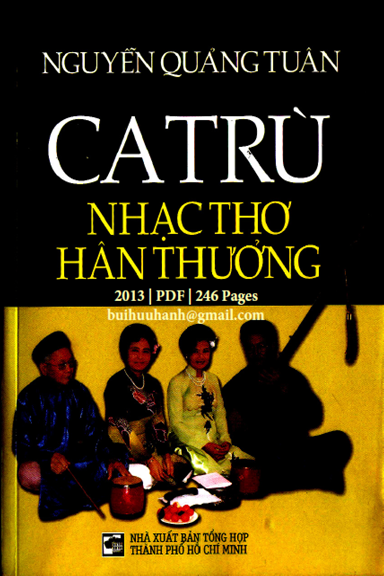 Ca Trù Nhạc Thơ Hân Thưởng (NXB Tổng Hợp 2013) - Nguyễn Quảng Tuân, 246 Trang