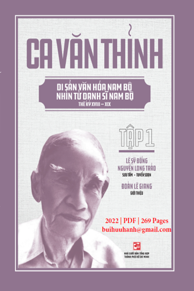 Ca Văn Thỉnh Tập 1 (NXB Tổng Hợp 2022) - Lê Sỹ Đồng, 269 Trang