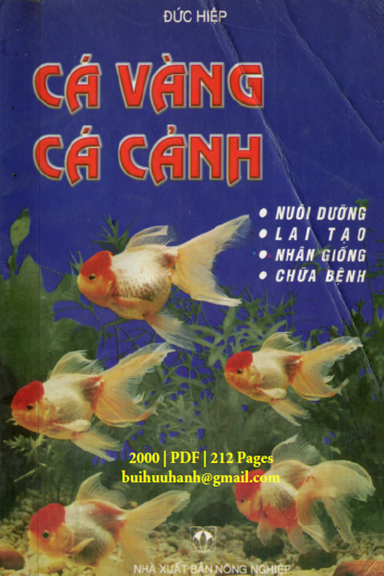 Cá Vàng Cá Cảnh (NXB Nông Nghiệp 2000) - Đức Hiệp, 212 Trang