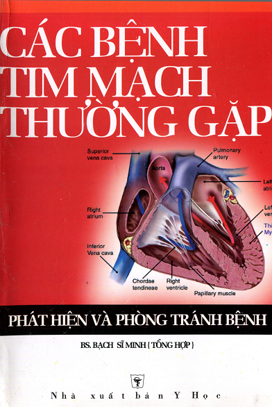 Các Bệnh Tim Mạch Thường Gặp - Phát Hiện Và Phòng Tránh (NXB Y Học 2010) - Bạch Sĩ Minh, 262 Trang