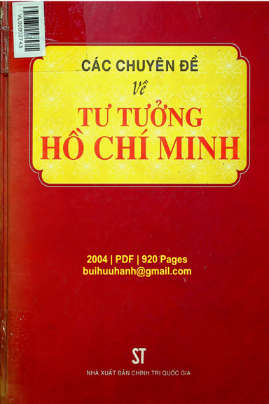 Các Chuyên Đề Về Tư Tưởng Hồ Chí Minh (NXB Chính Trị 2004) - Nhiều Tác Giả, 920 Trang