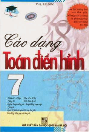 Các Dạng Toán Điển Hình 7 (NXB Đại Học Quốc Gia 2010) - Lê Đức, 281 Trang