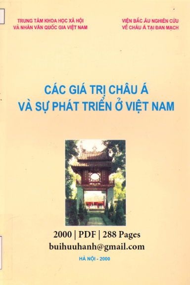 Các Giá Trị Châu Á Và Sự Phát Triển Ở Việt Nam (NXB Hà Nội 2000) - Phạm Đức Thành, 288 Trang