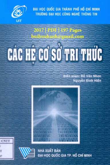 Các Hệ Cơ Sở Tri Thức (NXB Đại Học Quốc Gia 2017) - Đỗ Văn Nhơn, 197 Trang