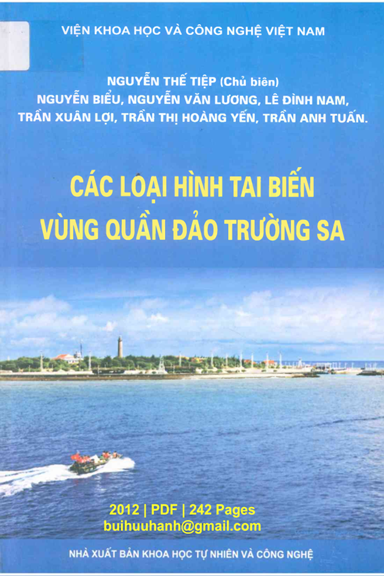 Các Loại Hình Tai Biến Vùng Quần Đảo Trường Sa (NXB Khoa Học Tự Nhiên 2012) - Nguyễn Thế Tiệp