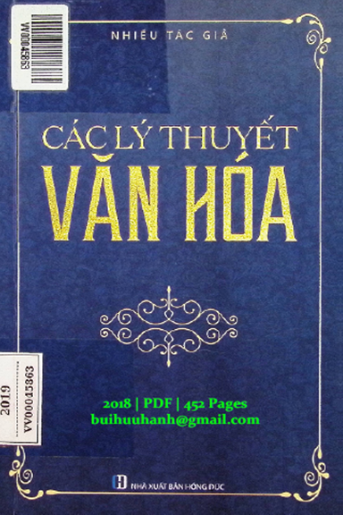 Các Lý Thuyết Văn Hóa (NXB Hồng Đức 2018) - Đào Mai Trang, 452 Trang