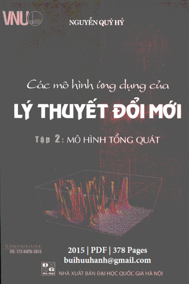 Các Mô Hình Ứng Dụng Của Lý Thuyết Đổi Mới Tập 2 (NXB Đại Học Quốc Gia 2015) - Nguyễn Quý Hỷ