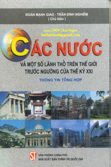 Các Nước Và Một Số Lãnh Thổ Trên Thế Giới Trước Ngưỡng Cửa Thế Kỷ XXI - Đoàn Mạnh Giao, 826 Trang