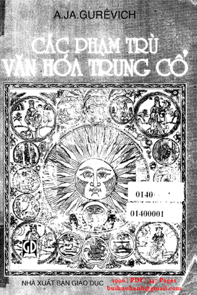 Các Phạm Trù Văn Hóa Trung Cổ (NXB Giáo Dục 1996) - A. Ja. Gurêvich, 347 Trang