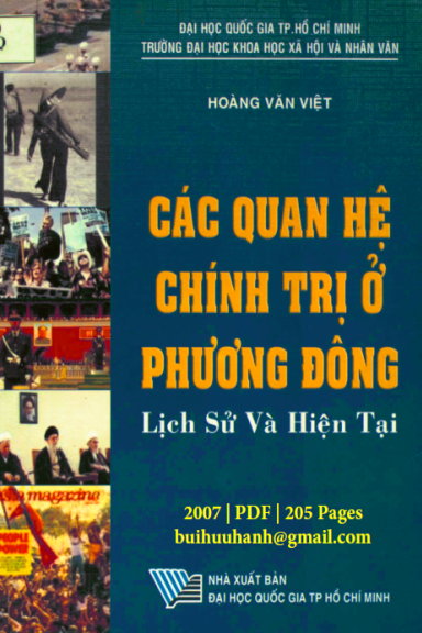 Các Quan Hệ Chính Trị Ở Phương Đông (NXB Đại Học Quốc Gia 2007) - Hoàng Văn Việt, 205 Trang
