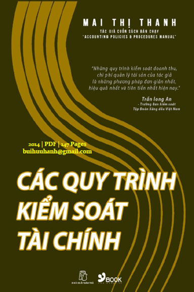 Các Quy Trình Kiểm Soát Tài Chính (NXB Trẻ 2014) - Mai Thị Thanh, 147 Trang