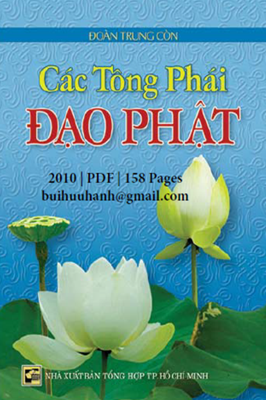Các Tông Phái Đạo Phật (NXB Tổng Hợp 2010) - Đoàn Trung Còn, 158 Trang