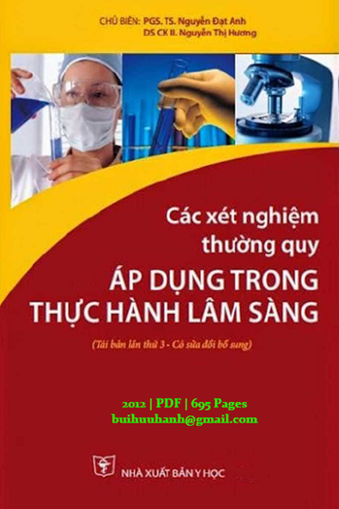 Các Xét Nghiệm Thường Quy Áp Dụng Trong Thực Hành Lâm Sàng (NXB Y Học 2012) - Nguyễn Đạt Anh