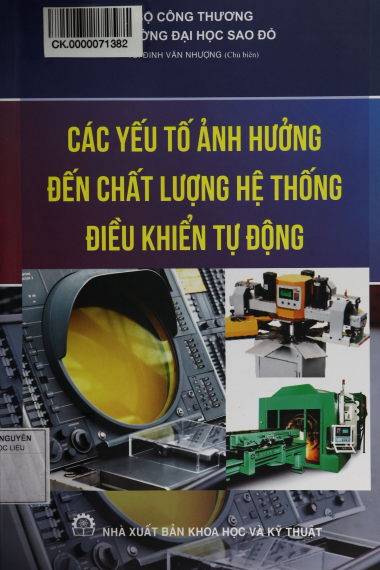 Các Yếu Tố Ảnh Hưởng Đến Chất Lượng Hệ Thống Điều Khiển Tự Động - Đinh Văn Nhượng, 315 Trang