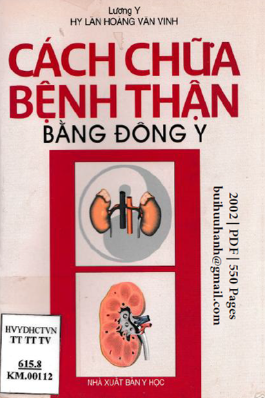Cách Chữa Bệnh Thận Bằng Đông Y (NXB Y Học 2002) - Hoàng Văn Vinh, 550 Trang