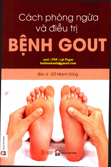 Cách Phòng Ngừa Và Điều Trị Bệnh Gout (NXB Hồng Đức 2016) - Đỗ Mạnh Dũng, 156 Trang