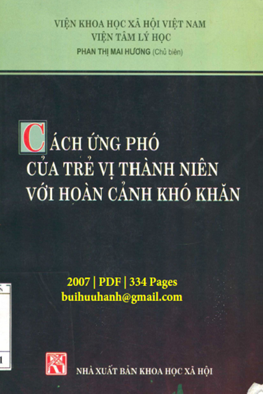 Cách Ứng Phó Của Trẻ Vị Thành Niên Với Hoàn Cảnh Khó Khăn (NXB Khoa Học Xã Hội 2007) - Phan Thị Mai