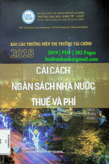 Cải Cách Ngân Sách Nhà Nước Thuế Và Phí (NXB Đại Học Quốc Gia 2019) - Trần Hùng Sơn, 202 Trang