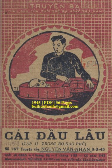 Cái Đầu Lâu (NXB Tân Dân 1945) - Nguyễn Văn Nhàn, 36 Trang