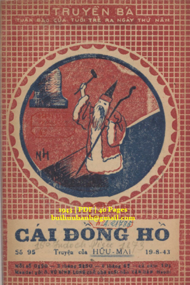 Cái Đồng Hồ (NXB Tân Dân 1943) - Hữu Mai, 40 Trang