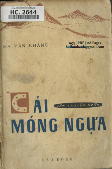 Cái Móng Ngựa (NXB Lao Động 1973) - Ma Văn Kháng, 168 Trang