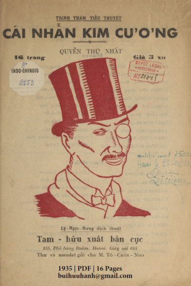 Cái Nhẫn Kim Cương Quyển 1-10 (NXB Tam Hữu 1935) - Lý Ngọc Hưng, 158 Trang