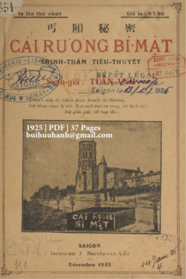 Cái Rương Bí Mật (NXB Nguyễn Văn Viết 1925) - Tuấn Anh, 37 Trang