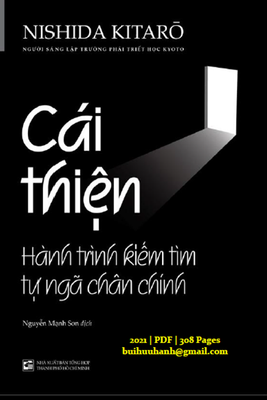 Cái Thiện-Hành Trình Kiếm Tìm Tự Ngã Chân Chính (NXB Tổng Hợp 2021) - Nishida Kitarō, 308 Trang