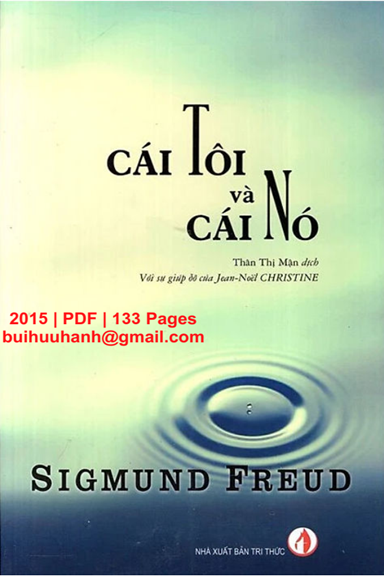 Cái Tôi Và Cái Nó (NXB Tri Thức 2015) - Sigmund Freud, 133 Trang