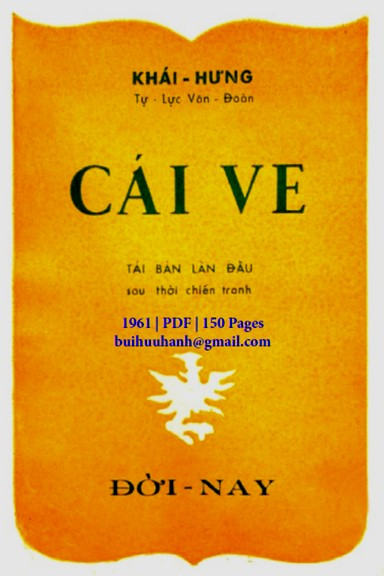 Cái Ve (NXB Đời Nay 1961) - Khái Hưng, 150 Trang