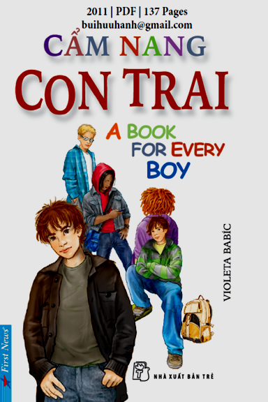 Cẩm Nang Con Trai (NXB Trẻ 2011) - Violeta Babic, 136 Trang