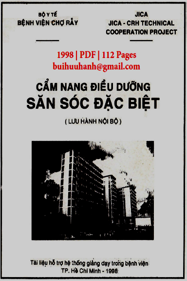 Cẩm Nang Điều Dưỡng Săn Sóc Đặc Biệt (NXB Hồ Chí Minh 1998) - Trương Văn Việt, 112 Trang