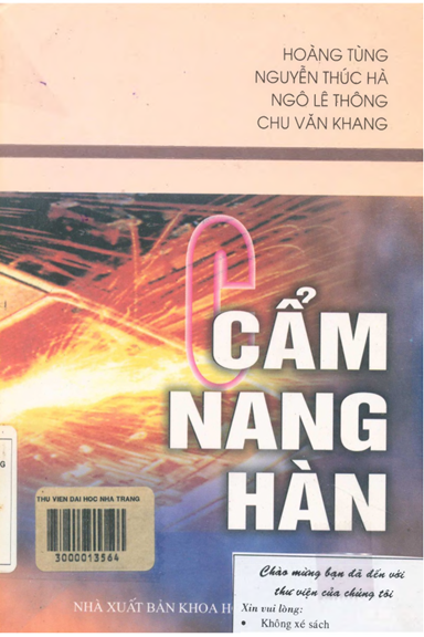 Cẩm Nang Hàn (NXB Khoa Học Kỹ Thuật 2006) - Hoàng Tùng, 326 Trang
