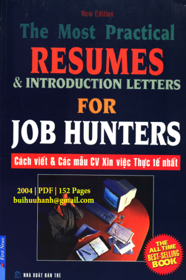 Cẩm Nang Hướng Dẫn Viết Sơ Yếu Lý Lịch & Thư Xin Việc (NXB Trẻ 2004) - Lê Thành Tâm, 152 Trang