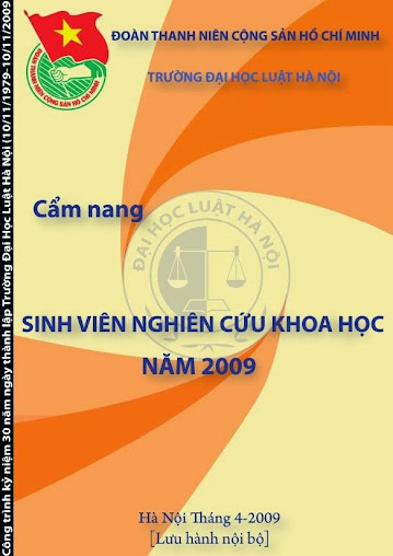 Cẩm nang sinh viên nghiên cứu khoa học năm 2009 - ĐH Luật Hà Nội, 57 Trang