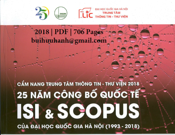 Cẩm Nang Trung Tâm Thông Tin Thư Viện 2018 (NXB Đại Học Quốc Gia 2018) - Nguyễn Hoàng Sơn, 706 Trang