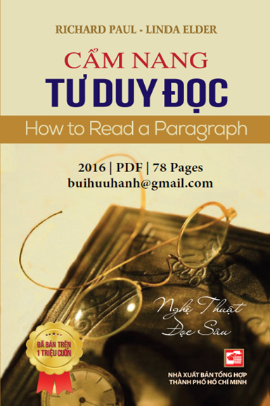 Cẩm Nang Tư Duy Đọc (NXB Tổng Hợp 2016) - Richard Paul, 78 Trang